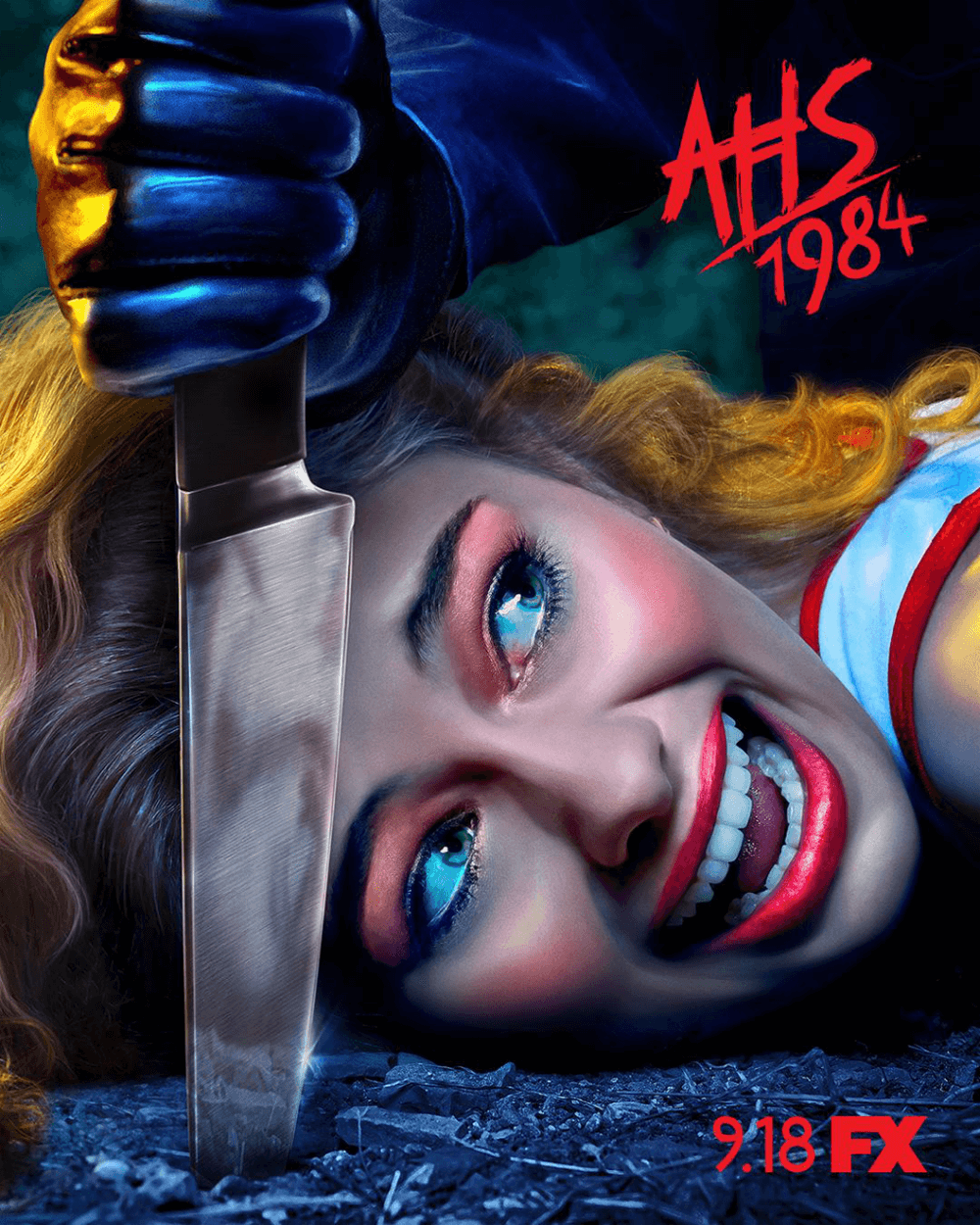 New Poster Teaser Clip for American Horror Story 1984 Slash Their Way Online Dead Entertainment