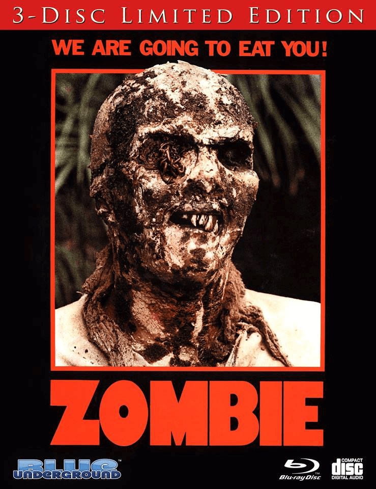 Lucio Fulcis Zombie Getting Limited Edition 4k Blu Ray Dead