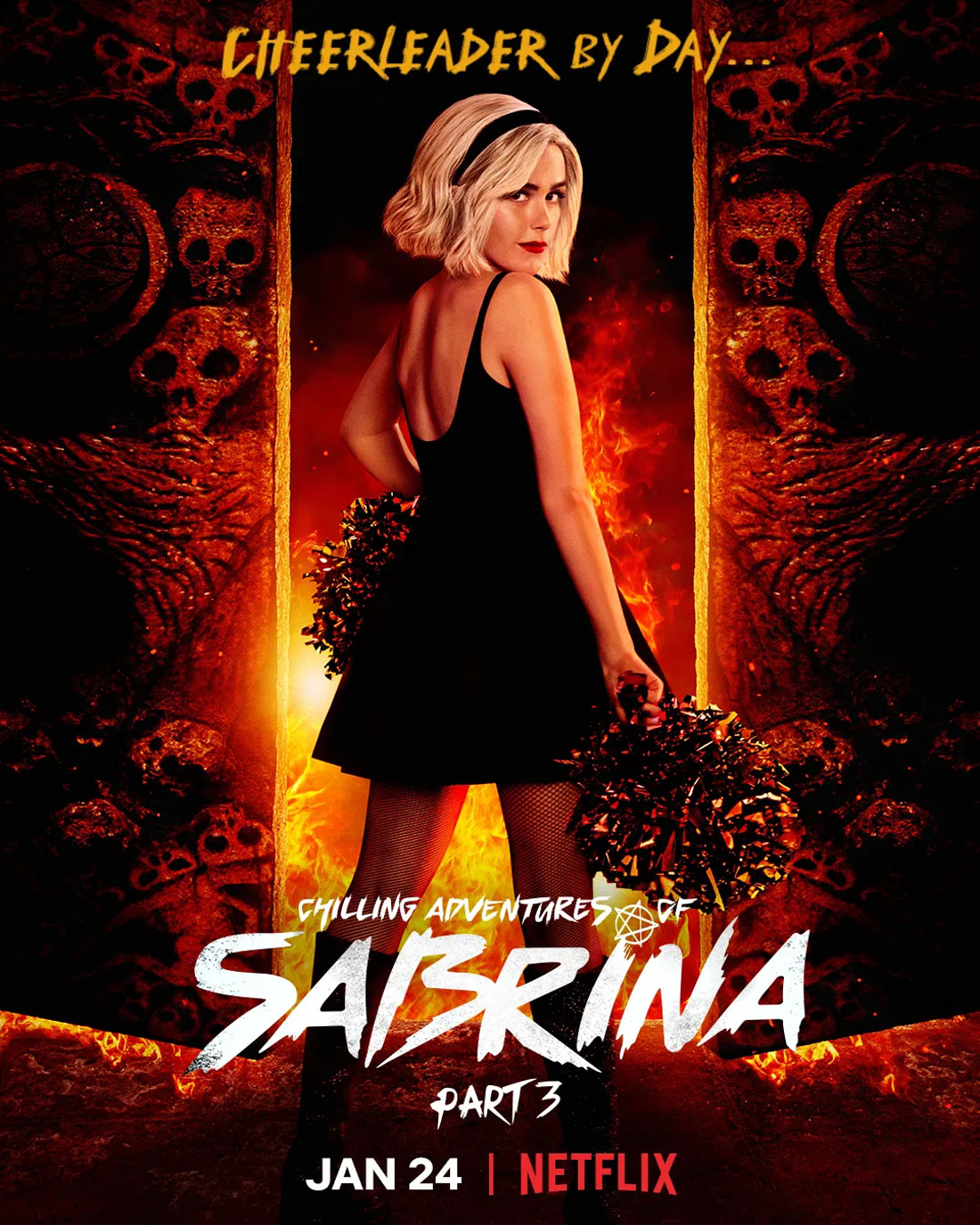 Chilling Adventures Of Sabrina Part 3 Poster Teases A Double Life For 0893