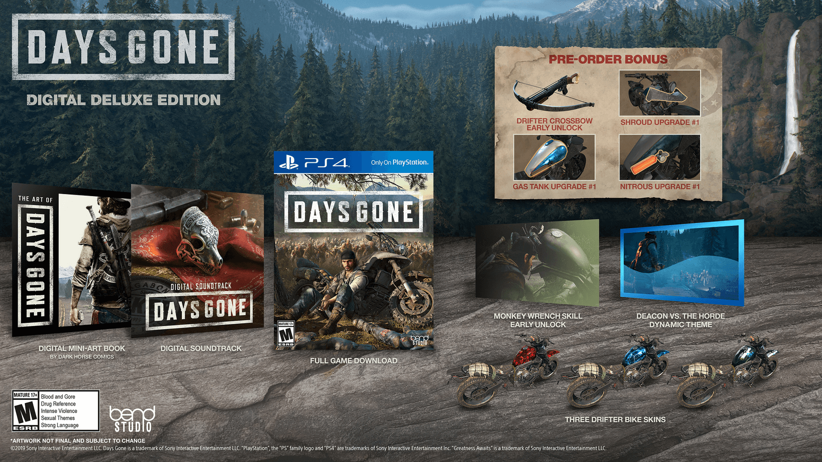 Days Gone Drifter Bike trailer tells you to look after your bike or pay the  price - GameRevolution