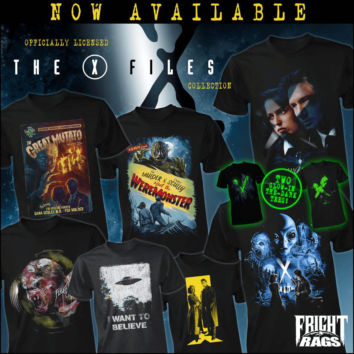 Fright-Rags Releases New Merchandise for The X-Files and The Last Drive ...