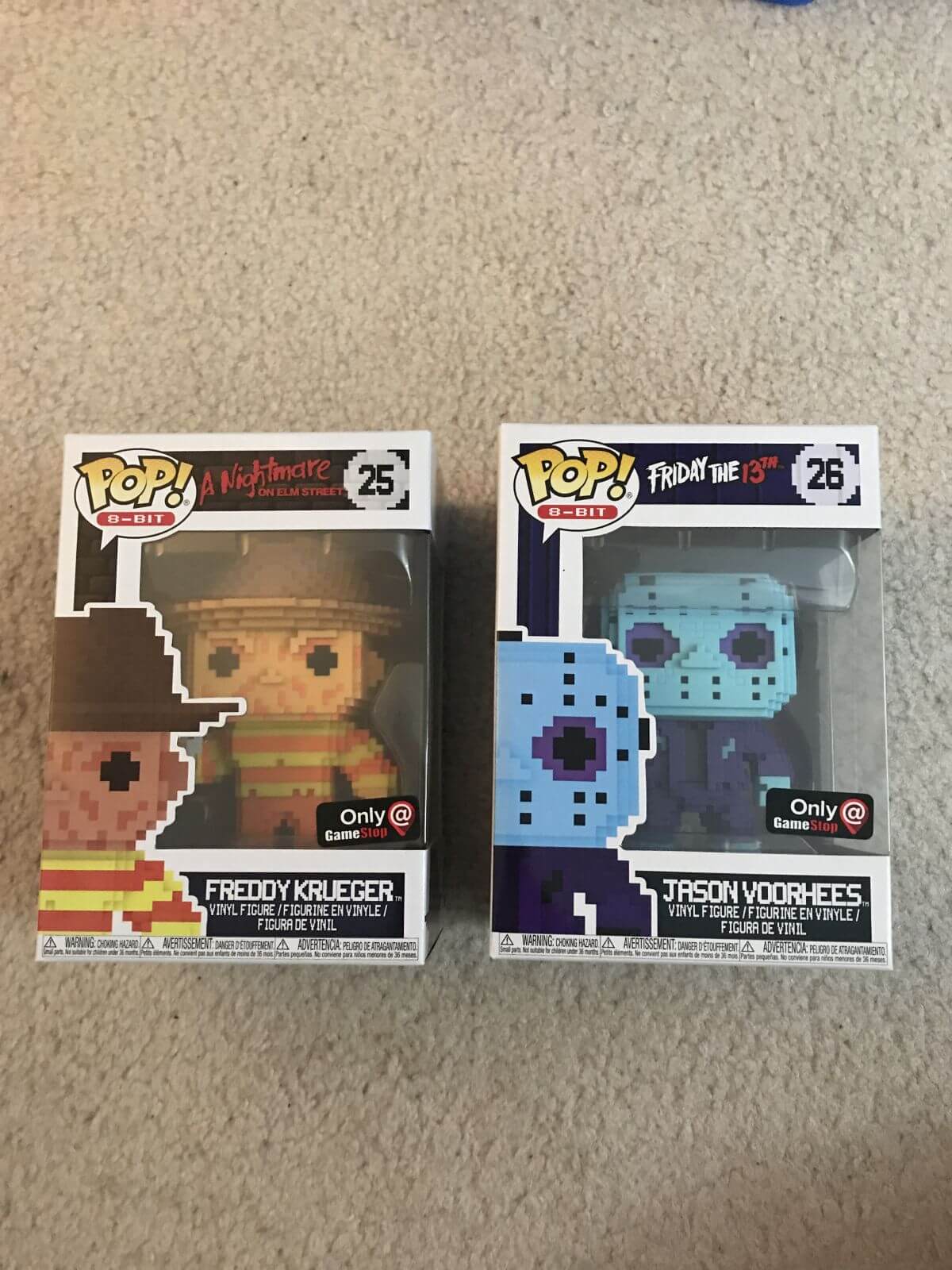 funko Pop A Nightmare On Elm Street Freddy Krueger 8-Bit Gamestop Excl