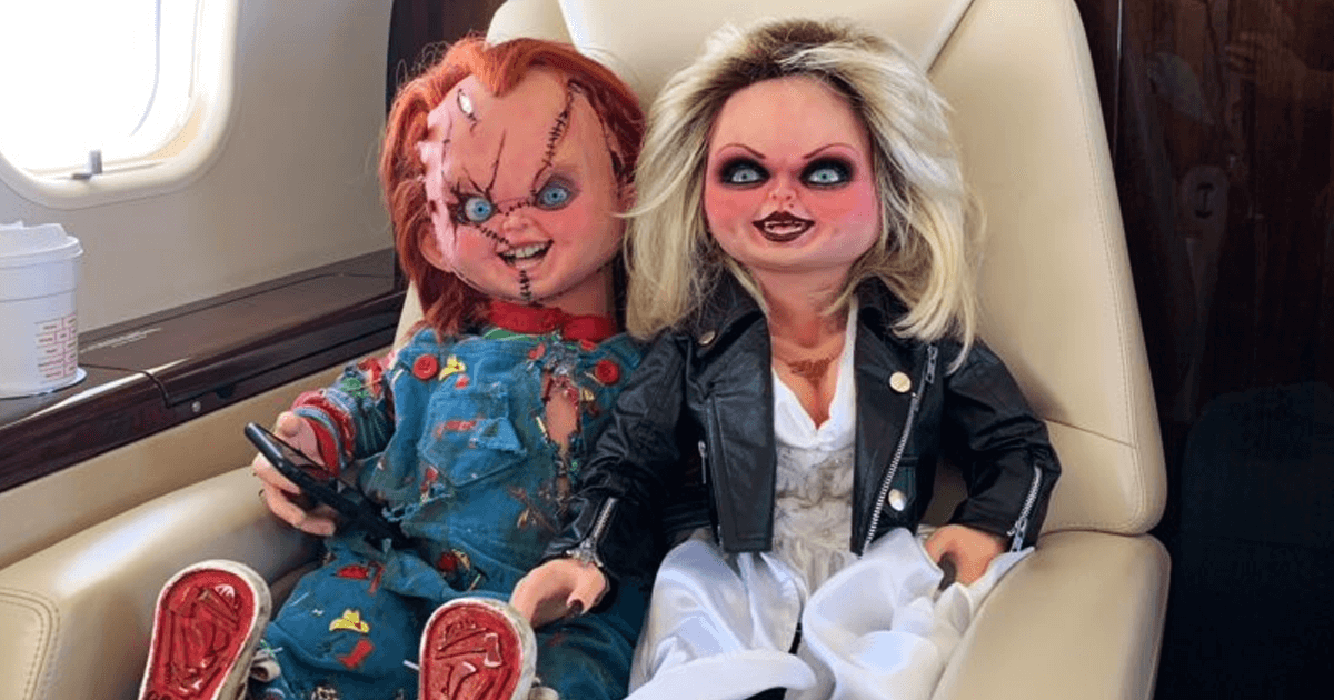 NECA Toony Terrors Horror Movie Figurines Chucky & Tiffany