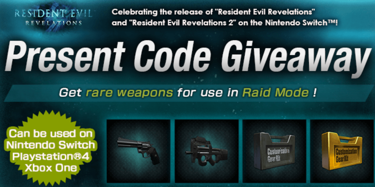 Free Resident Evil Revelations Giveaway Codes Available via